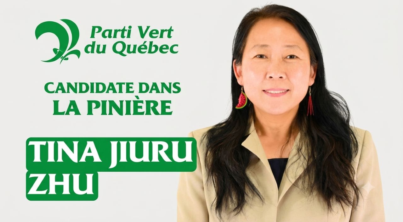 Tina Zhu - Candidate Parti Vert du Québec